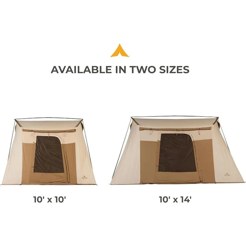 Teton Sports Canvas Tent Family Camping All Seasons