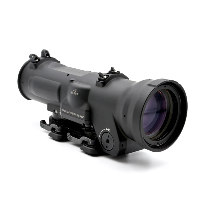 US Delivery, DR 1.5-6X RifleScope Fixed Dual Field of View Red Reticle Illumination Scope Sight with Full Markings Hunting