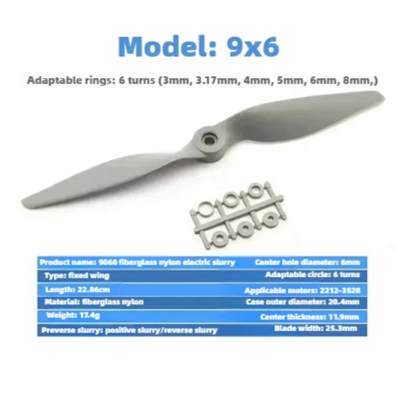 Genuine Gemfan RC Propellers Set for Model Airplane - 6x4 7x5 8x4 8x6 9*4.5 9x6 10x7 10x5 11x7 12x6 12x8 13x6.5High-performance