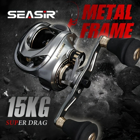 Seasir Megacuda Baitcasting Reel 6.5 To 1 Deep Spool