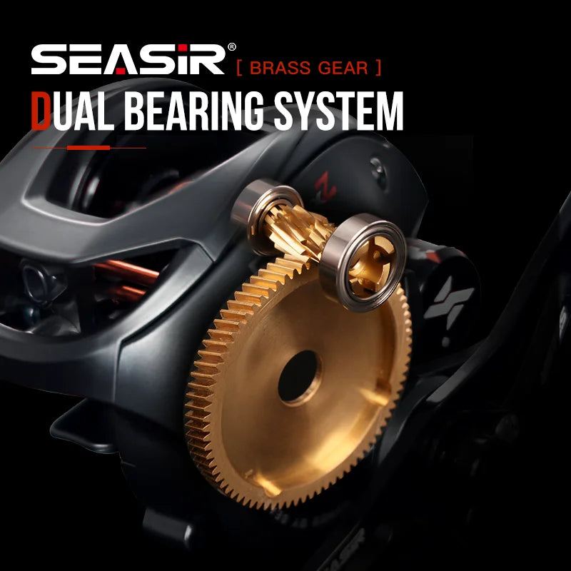 SeaSir Cast X2 Baitcasting Reel 7 to 1 Ceramic Bearings