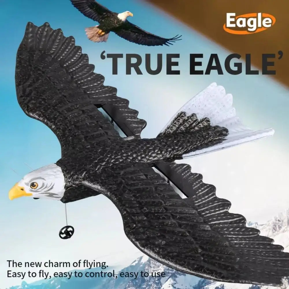 RC Plane Wingspan Eagle Aircraft Fighter 2.4G Radio Control Remote Control Hobby Glider Airplane Foam Boys Toys for Children