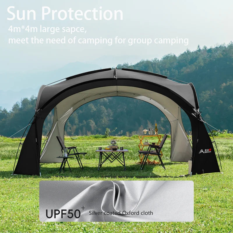 BISINNA Outdoor Camping Dome Tent Large Round Garden Awning