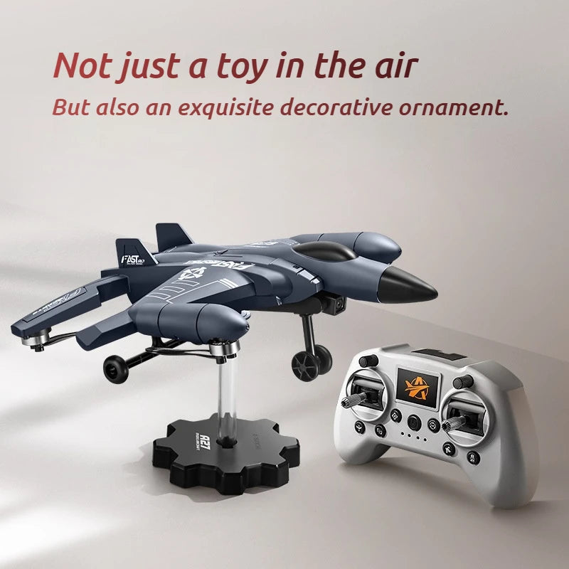 A27 Fighter Jet RC Plane Brushless Motor Fixed Wing Drone for Aerial Photography Professional RC Aircraft Model Kids Outdoor Toy