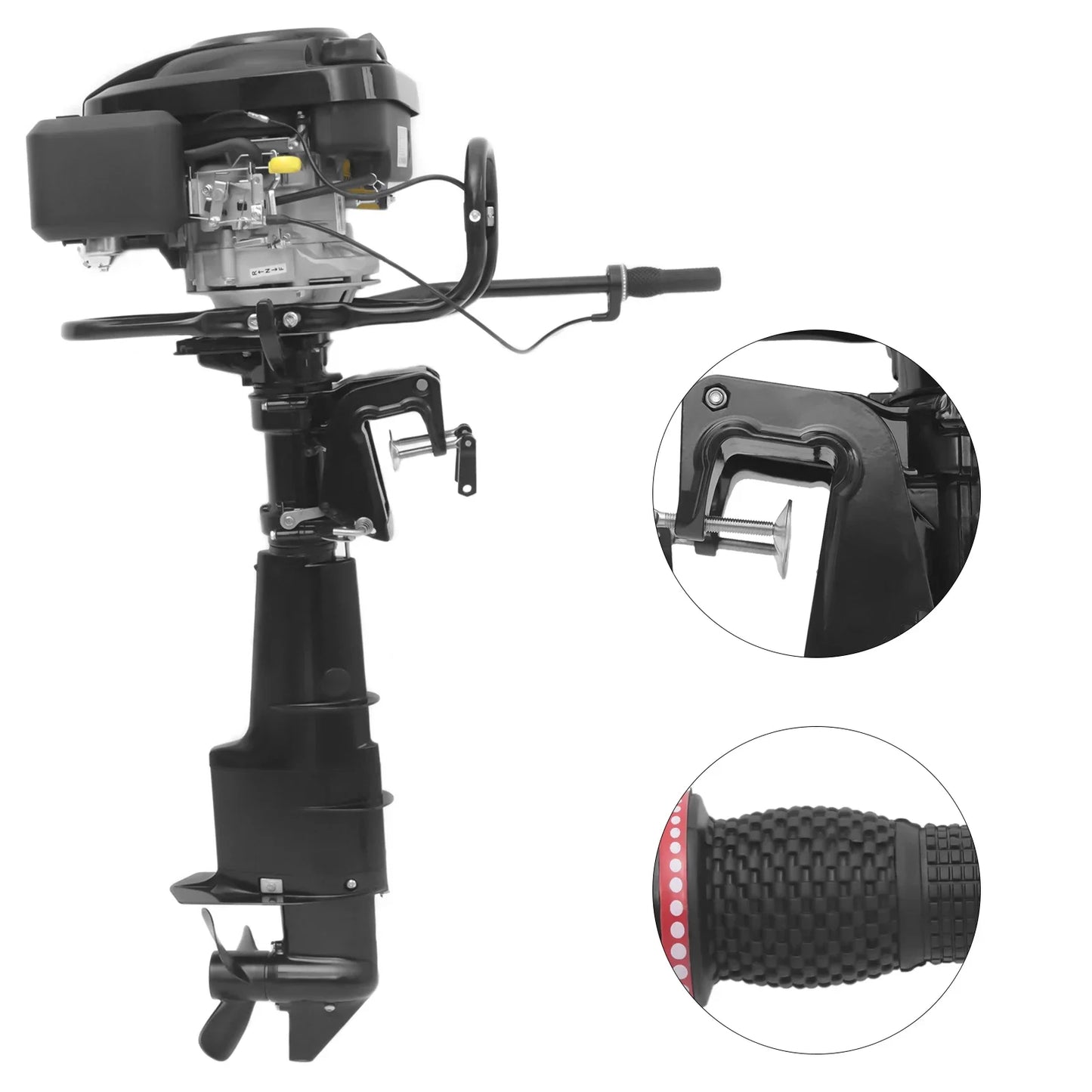 4 Stroke 7.5HP Outboard Motor For Inflatable Fishing Boat