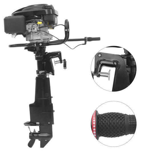 4 Stroke 7.5HP Outboard Motor For Inflatable Fishing Boat