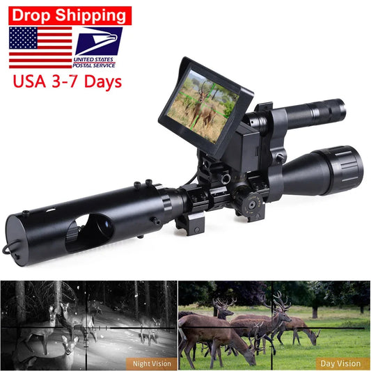 Hunting Riflescope Night Vision Infrared Optics Scope 850nm