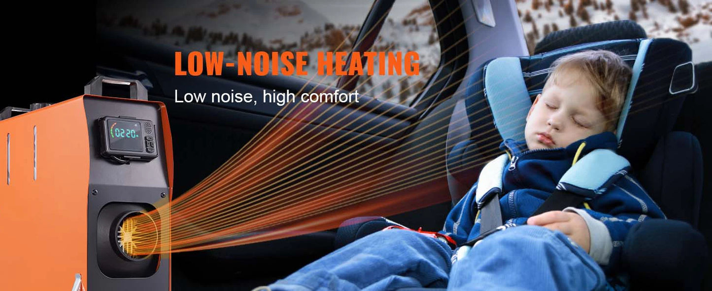 SucceBuy 8KW Diesel Air Heater Bluetooth LCD Parking Heater