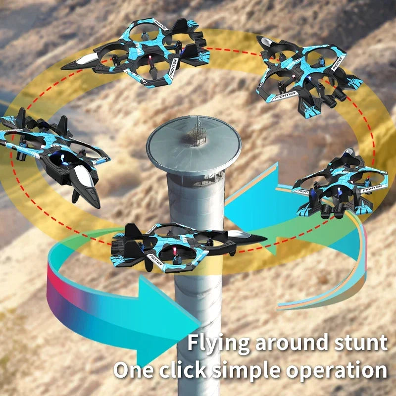 RC Aircraft EPP Foam Stunt Glider Electric Fighter Remote Control Airplane Fall Resistant Plane Toys for Boys Kids YP5 2026 New