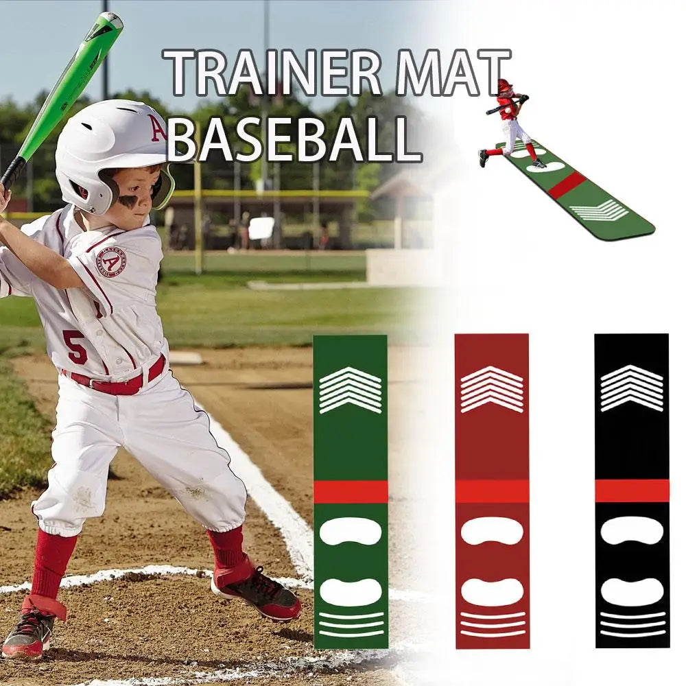 Softball Hitting Training Aid for Baseball Beginner Practice Baseball Softball Hitting Batting Mat Correct Standing Posture Mat