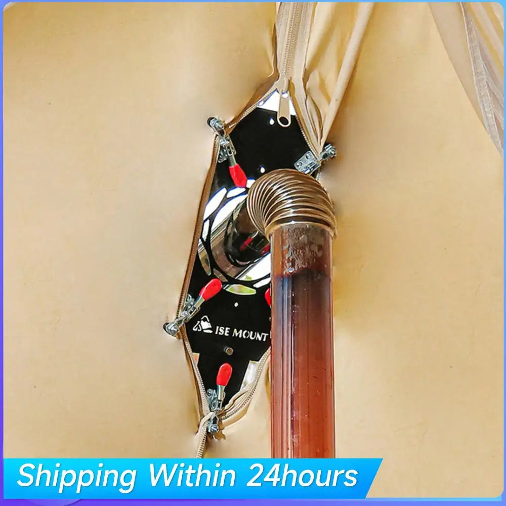 Firewood Stove Chimney Furnace Pipe Firewood Stove Tent Jack Highly Flame Retardant with 3.54 in Chimney Hole Anti-scald Protect