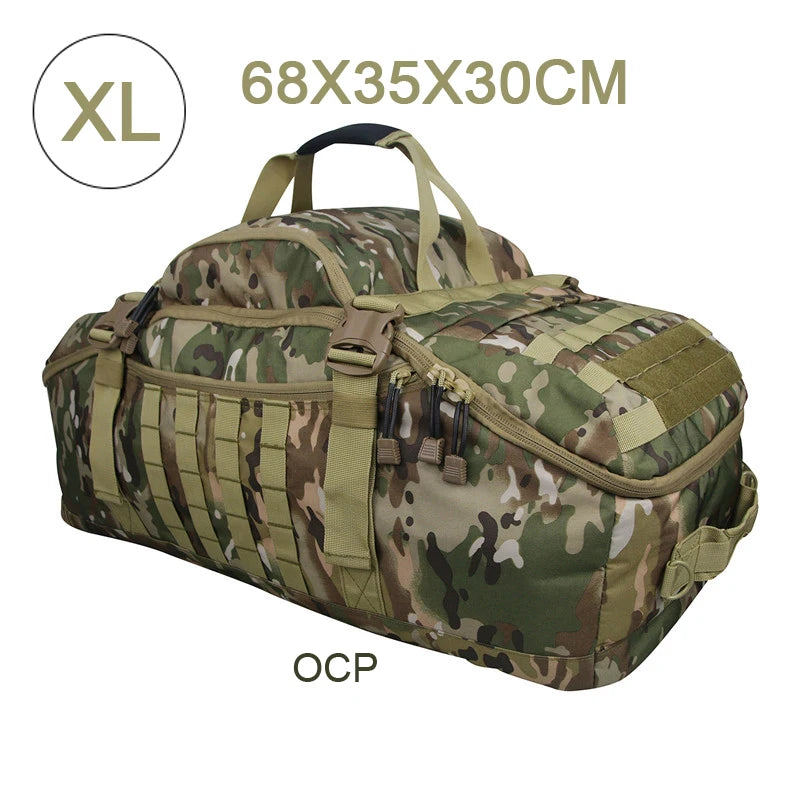 35L 50L 80L Outdoor Tactical Backpack MOLLE Duffel Bag